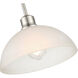 Amberle 1 Light 9.5 inch Brushed Nickel Indoor Pendant Ceiling Light